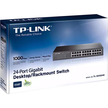 TP-LINK 16 Port Gigabit Ethernet, Black - TL-SG1016D