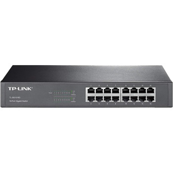 TP-LINK 16 Port Gigabit Ethernet, Black - TL-SG1016D