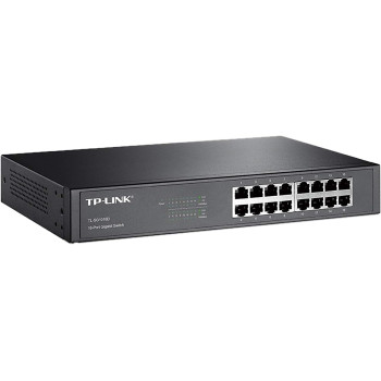 TP-LINK 16 Port Gigabit Ethernet, Black - TL-SG1016D