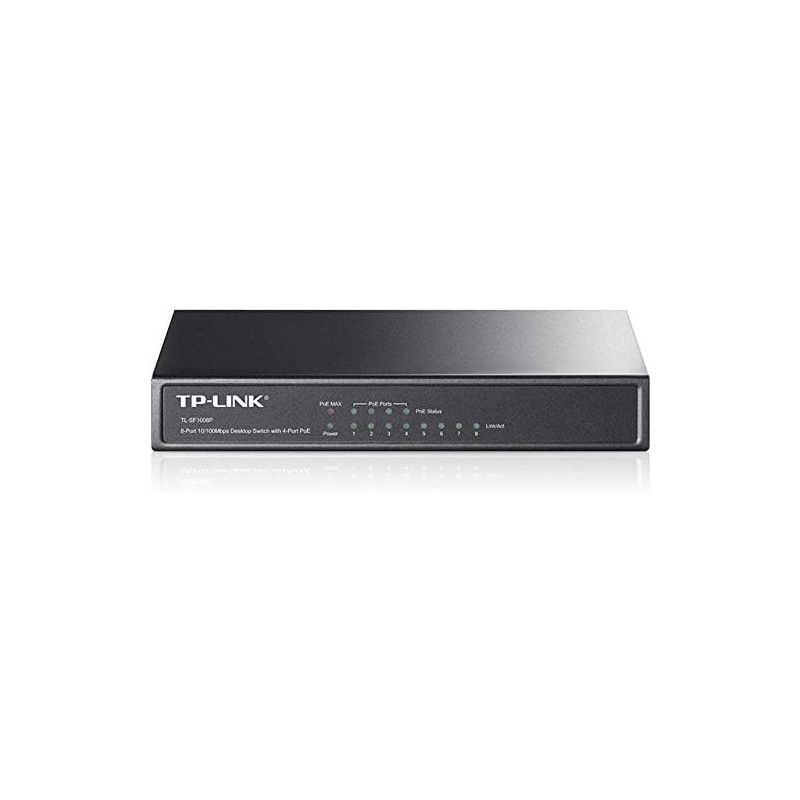 TP-LINK 8 Port 10-100Mbps Desktop Switch - TL-SF1008P