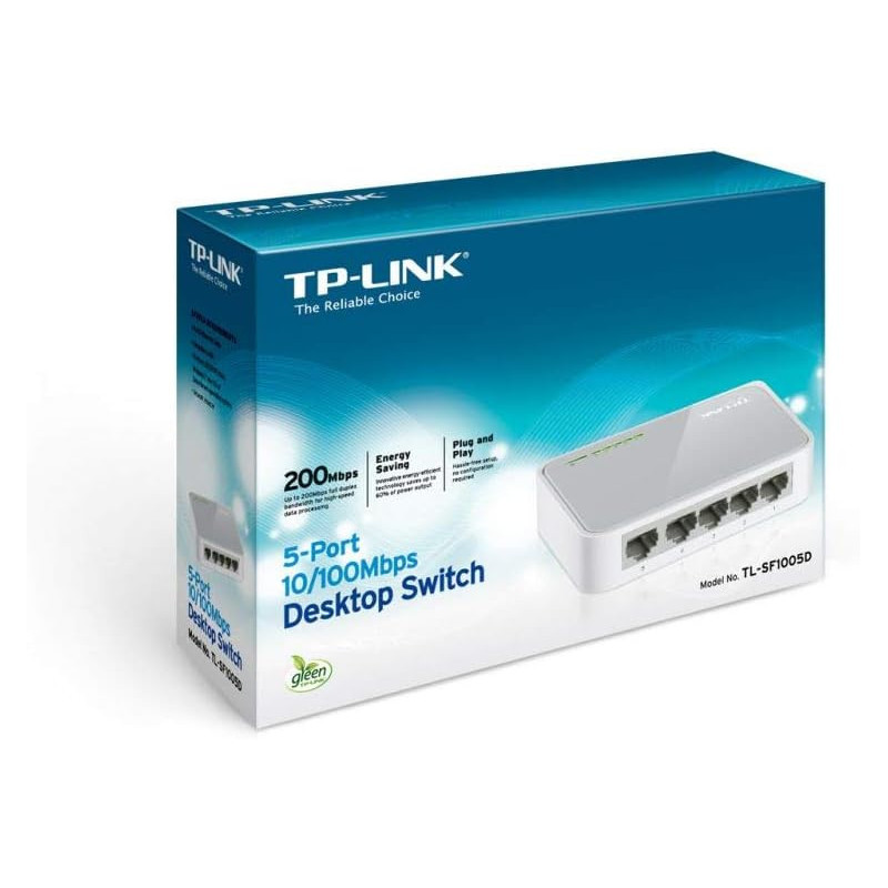 TP-LINK 5-Port 10/100Mbps Desktop Switch TL-SF1005D