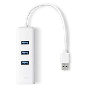 TPLINK USB 3.0 3-Port Hub Gigabit Ethernet Adapter 2 in 1 USB Adapter UE330