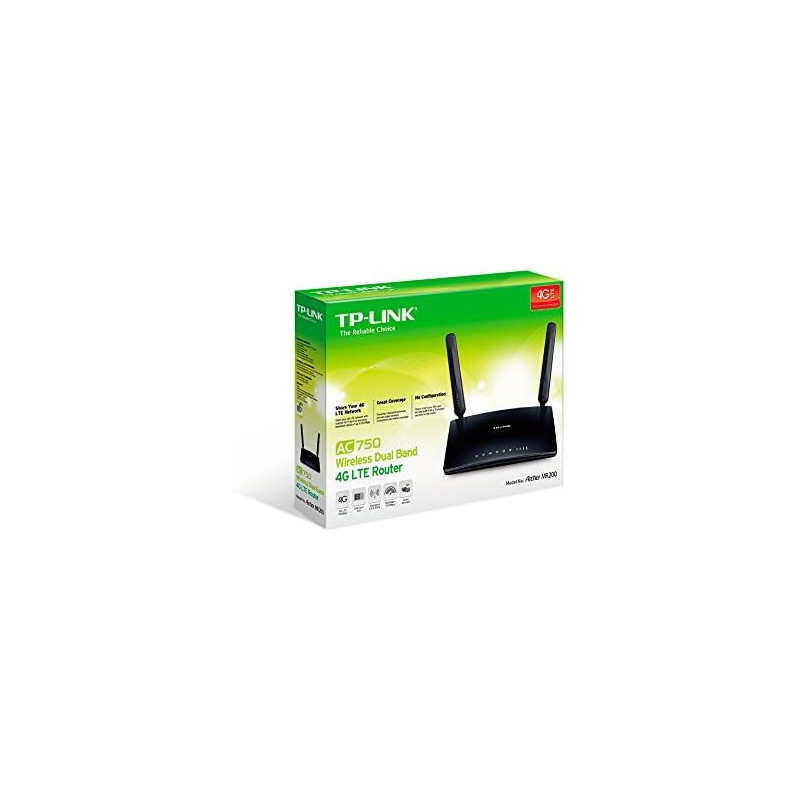AC750 Wireless Dual Band 4G LTE Router Archer MR200