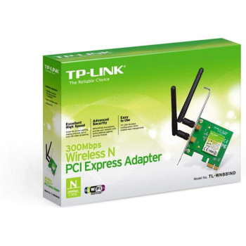 Tp-link Tl-wn881nd 300mbps Wireless N Pci Express Adapter (black Green)