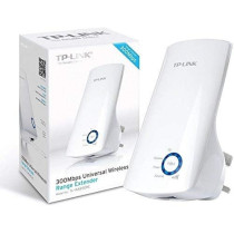 Pure White Color TP-LINK TL-WA850RE 300Mbps Universal Wireless N WiFi Range Expand Extender Booster Signal Indicator (awd)