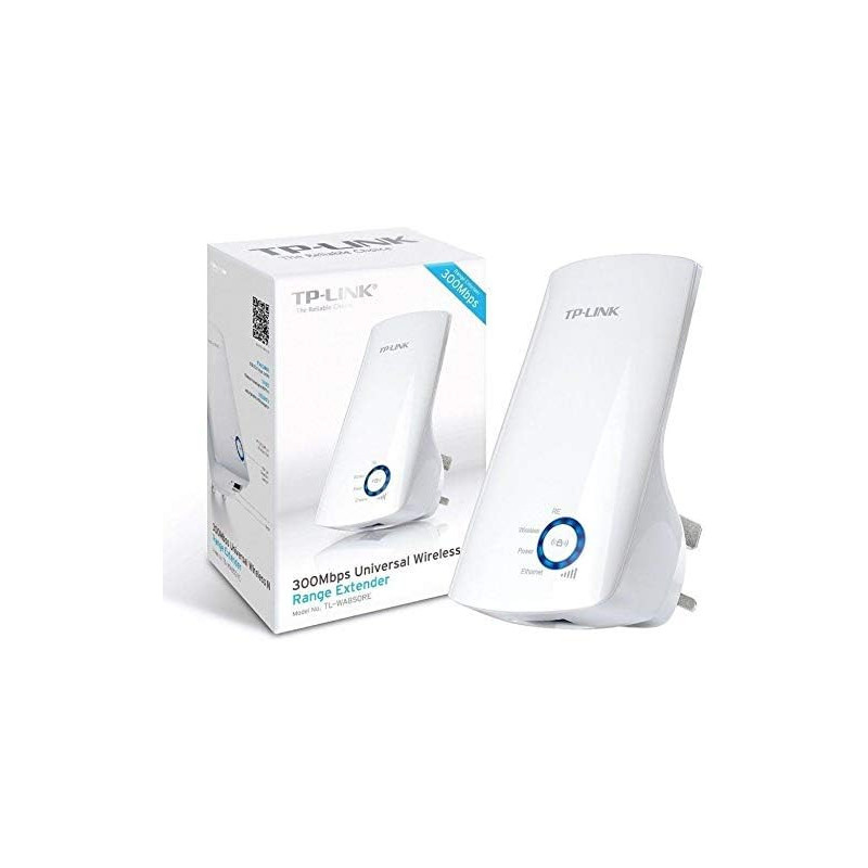 Pure White Color TP-LINK TL-WA850RE 300Mbps Universal Wireless N WiFi Range Expand Extender Booster Signal Indicator (awd)