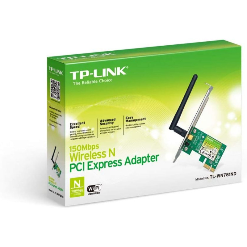 TP-Link TL-WN781ND 150Mbps PCI-Express WirelessN Adapter