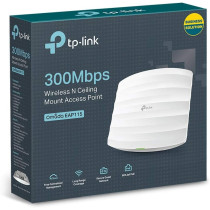 TP-Link EAP115(UK) N300 Wireless Ceiling Mount Access Point, Support PoE 802.3af and Direct Current, Easily Mount to Wall or Ceiling, Simply Managed by Free EAP Controller Software (EAP115)