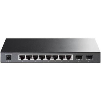 TP-Link 8-Port Gigabite PoE Smart Switch with 2 SFP Slots - 10 100 1000Base-T 1000Base-X