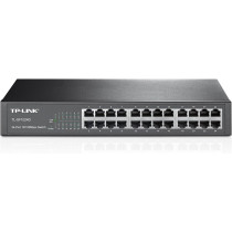 TP-LINK TL-SF1024D 24 10/100M DESK/RACKMOUNT SWITCH 24 RJ45 13IN STEEL CASE