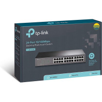TP-Link switching hub 24-port rack-mount 10 / 100Mbps metal casing TL-SF1024D