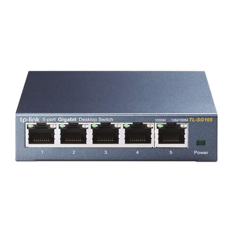 Tp-Link SG105 GiGabit metal body 5-Port 10/100/1000Mbps Desktop Switch