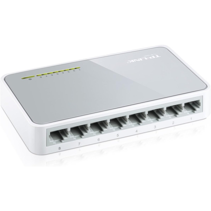 2DW2699 - TP-LINK TL-SF1008D 8-port 10/100Mbps Desktop Switch