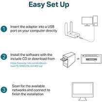 300Mbps High Gain Wi-Fi USB Adapter, desktop housing, Mini USB 2.0