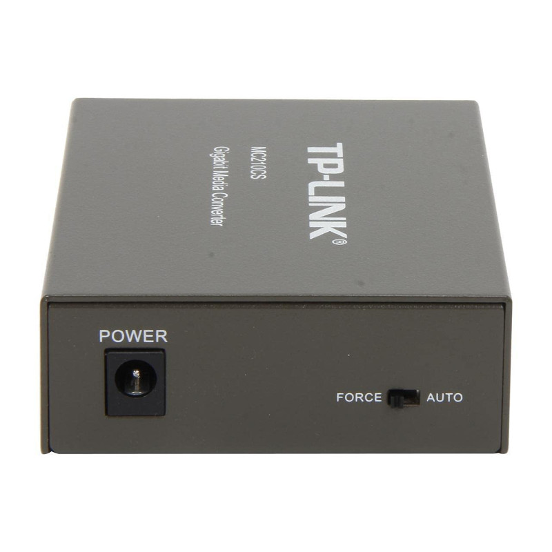 TP-Link Gigabit Ethernet Media Converter, Up to 1000Mbps RJ45 to 1000M Single-Mode SC Fiber (MC210CS)