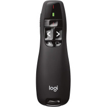 Logitech Wireless Presenter R400, Wireless Presentation Remote Clicker with Laser Pointer, Black, 1.9Quot; x 6.2Quot; x 8Quot;