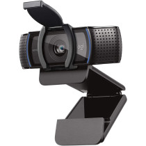 Logitech C920S HD Pro Webcam, Full HD 1080p/30fps Video Calling, Clear Stereo Audio, HD Light Correction, Privacy Shutter, Works with Skype, Zoom, FaceTime, Hangouts, PC/Mac/Laptop/Tablet/XBox - Black