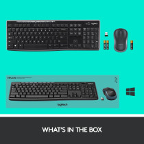 Logitech MK270 Wireless Keyboard and Mouse Combo - Keyboard and Mouse Included, Long Battery Life