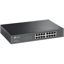 TP-Link TL-SG1016D 16-Port Gigabit Desktop/Rackmount Switch, Plug play, Auto MDI/MDIX, Auto Negotiation, Energy-Efficient Technology