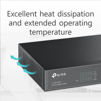 TP-Link TL-SG1016D 16-Port Gigabit Desktop/Rackmount Switch, Plug play, Auto MDI/MDIX, Auto Negotiation, Energy-Efficient Technology