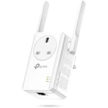 TP-LINK 300Mbps WiFi Range Extender TL-WA860RE with AC Passthrough 2 fixed External Antennas