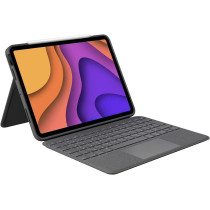 Logitech Folio Touch Ipad Keyboard Case With Trackpad And Smart Connector For Air (4Th 5Th Generation), Ara Qwerty Graphite