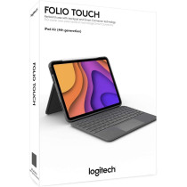 Logitech Folio Touch Ipad Keyboard Case With Trackpad And Smart Connector For Air (4Th 5Th Generation), Ara Qwerty Graphite