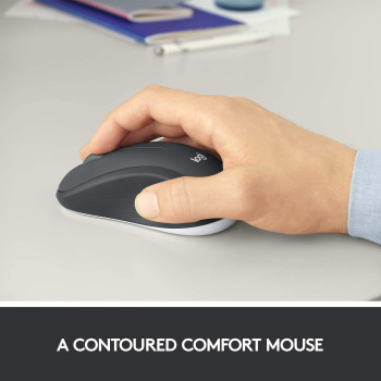 Logitech 920-008693 MK540 Wireless Keyboard and Mouse Combo for Windows, 2.4 GHz Wireless with Unifying USB-Receiver, Wireless Mouse, Multimedia Hot Keys, 3-Year Battery Life, PC/Laptop