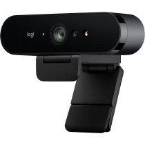 Logitech BRIO Ultra HD Webcam for Video Conferencing, Recording, and Streaming - Black