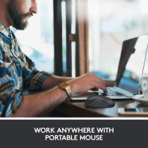 Logitech M220 Wireless Mouse, Silent Buttons, 2.4 Ghz With Usb Mini Receiver, 1000 Dpi Optical Tracking, 18-Month Battery Life, Ambidextrous Pc / Mac / Laptop - Charcoal Grey