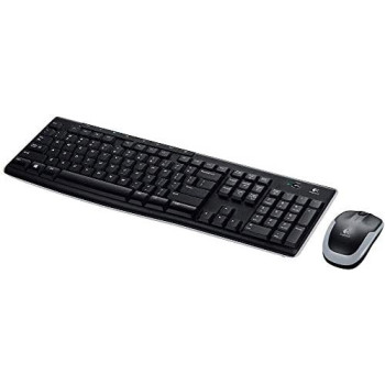 Logitech MK270 Wireless Keyboard and Mouse Combo - Keyboard and Mouse Included, 2.4GHz Dropout-Free Connection, Long Battery Life