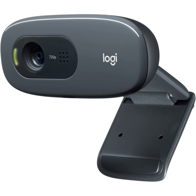 Logitech Hd Webcam C270, 720p Widescreen Video Calling Recording (960-000694), 3.15 Lb