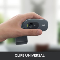 Logitech Hd Webcam C270, 720p Widescreen Video Calling Recording (960-000694), 3.15 Lb