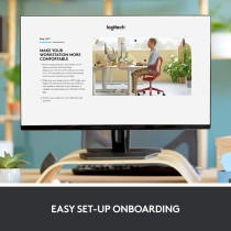 Logitech ERGO K860 Wireless Ergonomic Keyboard - Split Keyboard, Wrist Rest, Natural Typing, Stain-Resistant Fabric, Bluetooth and USB Connectivity, Compatible with Windows/Mac, Arabic Layout