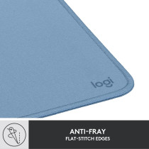 Logitech Mouse Pad - Studio Series, Computer Mouse Mat With Anti-Slip Rubber Base, Easy Gliding, Spill-Resistant Surface, Durable Materials, Portable, In A Fresh Modern Design - Blue Grey