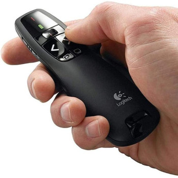 Logitech R400 LASER PRESENTATION REMOTE, For basic slide navigation - Black