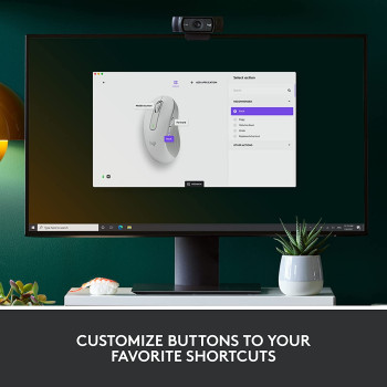 Logitech Signature M650 Wireless Mouse - For Small to Medium Sized Hands, 2-Year Battery, Silent Clicks, Customizable Side Buttons, Bluetooth, PC/Mac/Multi-Device/Chromebook White