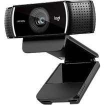 Logitech Full HD C922 Pro Stream Webcam, 1080p Camera Streaming Webcam, Records and Streams Your Gaming Sessions in Rich HD for Streaming, Background Replacement, with Tripod Included