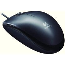 Logitech M90 USB Wired Mouse - Black
