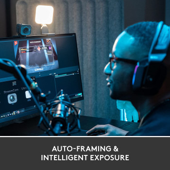 Logitech For Creators Streamcam - Premium Webcam Streaming And Video Content Creation, Full Hd 1080P 60 Fps, Glass Lens, Smart Autofocus, Usb Connection, Pc, Mac Graphite