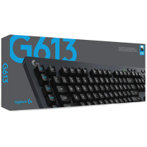 Logitech G613 LIGHTSPEED Wireless Mechanical Gaming Keyboard, Multihost 2.4 GHz + Blutooth Connectivity - Black