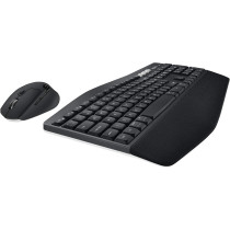 Logitech Mk850 Multi-Device Wireless Keyboard And Mouse Combo, 2.4Ghz Bluetooth, Curved Keyframe Mouse, 12 Programmable Keys, 3-Year Battery Life, Pc/Mac, Intl, Ar