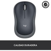 Logitech 910-002235 Logitech M185 Wireless Mouse, Swift Gray ()