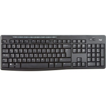 Logitech MK270 Wireless Keyboard and Mouse Combo for Windows, QWERTY US International Layout - Black