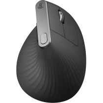Logitech MX Vertical Wireless Mouse Advanced Ergonomic Design Reduces Muscle Strain, Control and Move Content Between 3 Windows and Apple Computers (Bluetooth or USB), Rechargeable, Graphite