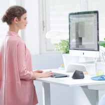 Logitech MX Vertical Wireless Mouse Advanced Ergonomic Design Reduces Muscle Strain, Control and Move Content Between 3 Windows and Apple Computers (Bluetooth or USB), Rechargeable, Graphite