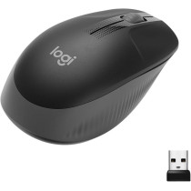 Logitech Wireless Mouse M190, Full Size Ambidextrous Curve Design,18-Month Battery with Power Saving Mode,USB Receiver,Precise Cursor Control and Scrolling,Wide Scroll Wheel,Scooped Buttons -Charcoal