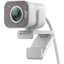 Logitech for Creators StreamCam - Premium Webcam for Streaming and Video Content Creation, Full HD 1080p 60 fps, Premium Glass Lens, Smart Autofocus, USB Connection, for PC, Mac - White
