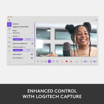 Logitech for Creators StreamCam - Premium Webcam for Streaming and Video Content Creation, Full HD 1080p 60 fps, Premium Glass Lens, Smart Autofocus, USB Connection, for PC, Mac - White
