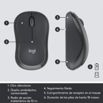 MK295 Silent Wireless Combo - Black - English and Arabic Keyboard